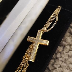 Kay Jewelers gold cross necklace